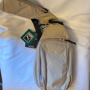 Puma Myriad Women's Slingback Crossbody Bag Light Beige NWT